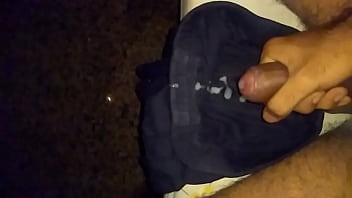 Male Masturbating Cumshot