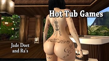 Second Life - Jade Doet - Hot Tub Games - Pornstar
