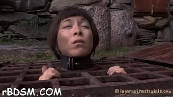 Tied Up Girl Waits With Fear For Her Next Hot T.