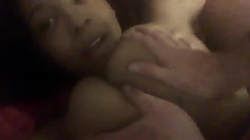 Fucking Some Huge Ebony Teen Titties