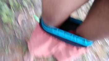 Dick With Cigarette In Jungle