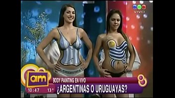 Valeria Degenaro _ Pamela Paiva En Bodypainting
