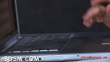 Beauty Wears An Iron Helmet During Hardcore Cunt Drilling