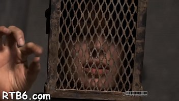 Lovely Ballerina Is Placed In A Cage For Intense T. Later