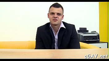 Impressive Hunk Receives Spunk Flow After Hardcore Anal Sex