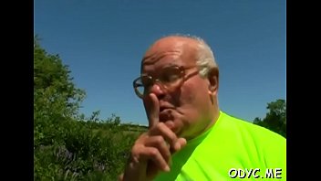 Teen Gets Pussy Licked And Drilled By Old Guy