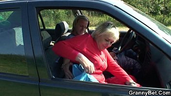 He Bangs This Old Whore On The Grass