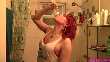 Lycha Drinks Piss From A Sports Bottle