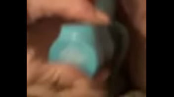 Leona Playing With Blue Toy1