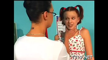 Horny Teacher Gets His Duck Blown And Bonks A Sweet Pussy