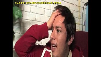 Big Titted Milf Rides Big Black Pole