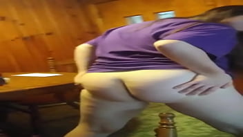 Slowed - Bbw Assfucked By Chair Leg