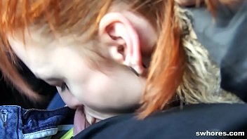 Anorexic Street Whore Gets Payed To Blow Like A Champ