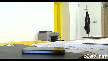 Muscular Guy Is Giving Guy An Energetic Ass Banging