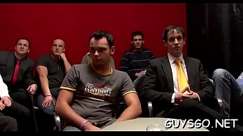 It Is Party Time For These Dudes Eager To Get Gangbanged Hard