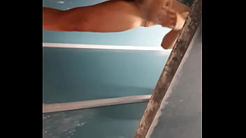Voyeur With Saggy Tits