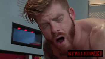 Glorious Gay Ginger Gives His Ass To A Big Stud
