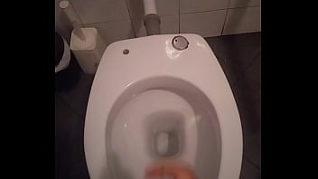 Masturbating In Public Toilet