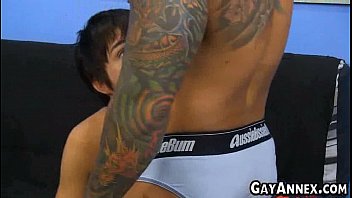 Twink Gets Fucked By Matutre Tattoed Guy