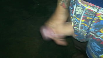 Wanking In Garden