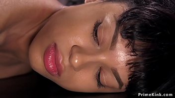 Hard Ass Ebony In Hogtied Whipped