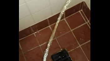 Pissing All Over My Cubicle In A Public Shower.