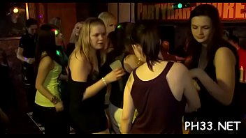 Bitches Discovered Small Dick To Suck In Club And Playing With Like A Toy