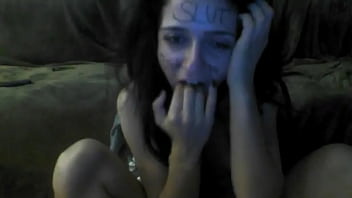 Whore Alexandra Mihaylovska Slapping Her Filthy Whores Face