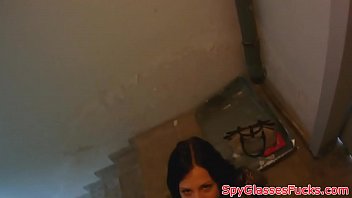 European Beauty Sucks Cock In Public