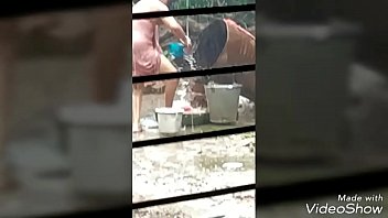 Indian Village Bhabi Bathing 2