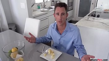 Stepmom Blows Stepson Infront Of Stepdaddy!