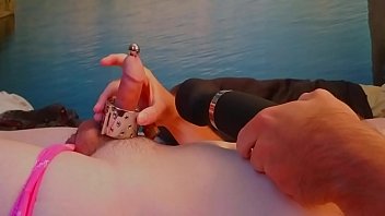 May142014 Sadistic Sissy Clogs Clitty Eats Cum Painful Device