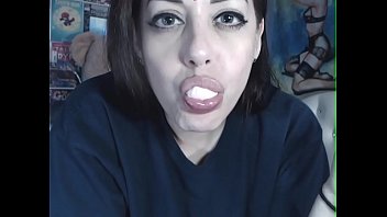 Bubble Gum Fetish - latina, brunette, bitch, mouth, closeup, solo, POV, fetish, close-up, oral, femdom, goddess, gum, ma - Video 3757632