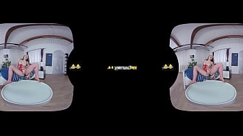 Virtual Reality Porn With Mag Ray Toying Her Pussy With A Black Dildo