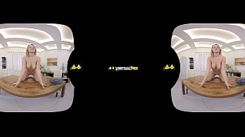 Licky Lex Licks Her Pee Off The Table In Virtual Reality Porn Video