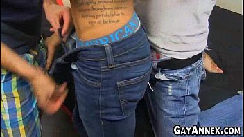 Ebony Twink Fucked By Two Older Guys