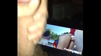 Long D Cole Has Huge Cumshot While Watching Porn