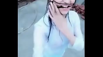 Hot Bangla Big Boobs In Rain