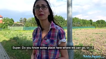 Public Agent Cash Convinces Slim Beauty To Bounce Her Pussy On Agents Cock