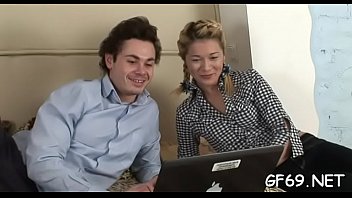 Virginal Hotty Is Getting A Lusty Doggystyle Pounding