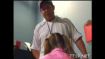 Concupiscent Teen Gets Her Sweet Shaved Pussy Stuffed With Corpulent Dick