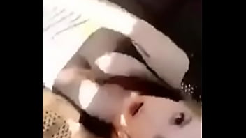 Hot Blonde Masturbating On The Slide In A Playground