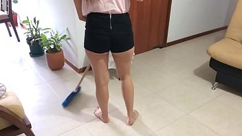 Hot Latina Maid Fucks For Money