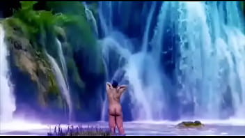 Desi Publicly Nude In Front Of Water Fall.