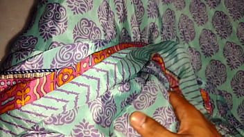 Neighbours Satin Saree Cumshot