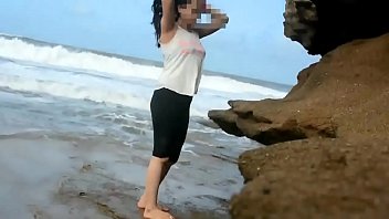 Farhana R Real Life Desi Couple Fucking At Beach