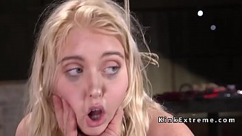 Skinny Blonde Tits And Cunt Zappered