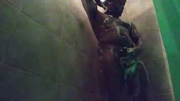 Long Dick Shower Masturbation