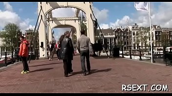 Aroused Chap Takes A Travel In The Amsterdam Redlight District