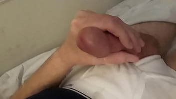 Jacking Off In Underwear And Coming In Bed